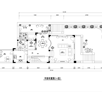 祥细客厅卧室家装户型图三居CAD，免费下载