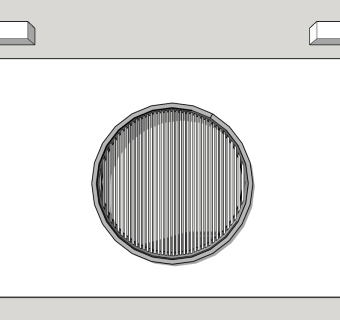 中式景观墙SU模型下载，景观墙skb模型分享