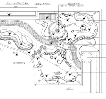 别墅小花园景观CAD施工图