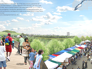 生态绿化河岸景观设计方案