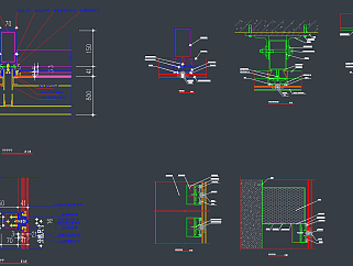 整木主龙骨CAD板块，整木龙骨CAD施工图纸下载