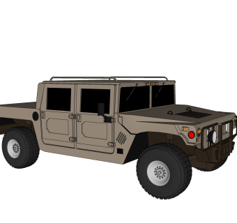 现代汽车免费su模型，现代汽车sketchup模型，汽车su素材下载