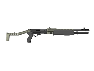 意大利弗兰奇SPAS-12散弹枪草图大师模型，散弹枪SU模型下载