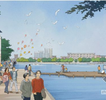 宁波河江两岸滨河景观规划设计全套方案