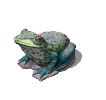 青蛙蟾蜍草图大师模型，动物sketchup模型下载
