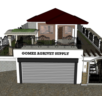 欧式别墅SU模型，别墅SKP模型下载