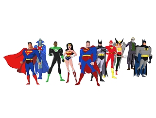 现代超人<em>蝙蝠侠</em>免费su模型，游戏角色草图大师模型下载
