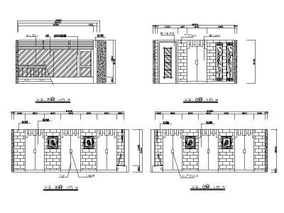 [湖北]异域风情火锅城<a href=https://www.yitu.cn/sketchup/baofang/index.html target=_blank class=infotextkey>包房</a>室内<a href=https://www.yitu.cn/su/7590.html target=_blank class=infotextkey>设计</a>立面图