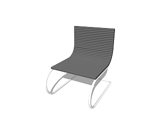 现代简约办公椅草图大师模型，办公椅skp模型下载