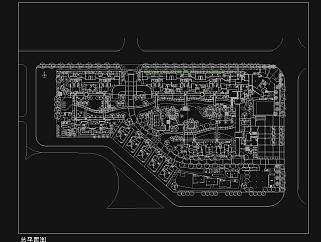 现代小区景观全套cad施工图，全套CAD施工图下载