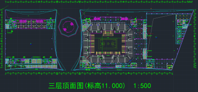 体育馆CAD施工图，体育馆CAD建筑图纸下载