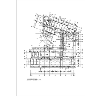 某学校化学实验楼施工图CAD图纸下载dwg文件下载