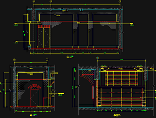 意大利餐厅建筑建筑设计图纸，餐厅CAD图纸下载