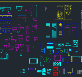 家具灯具玩具植物立面图库,图库CAD建筑图纸下载