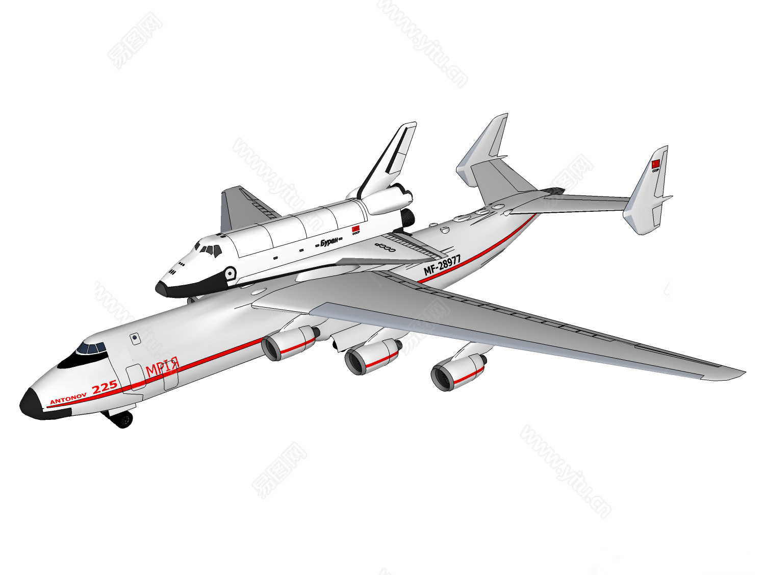 航天飞机模型_SOLIDWORKS 2014_模型图纸下载 – 懒石网
