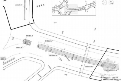 交通道路景观绿化扩初图