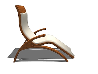 中式<em>躺椅</em>草图大师模型，中式<em>躺椅</em>sketchup模型