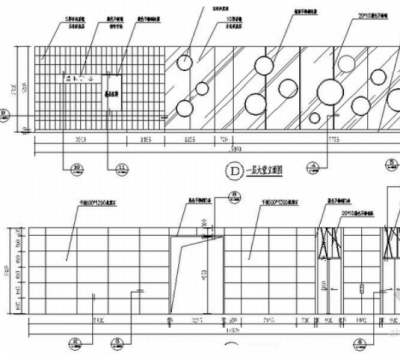 [武汉]<a href=https://www.yitu.cn/su/7798.html target=_blank class=infotextkey>城市</a>商业中心现代综合广场装修施工图大堂立面图