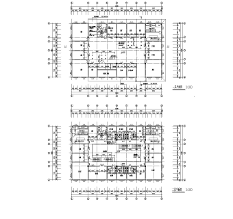 西藏某医院二层门诊楼施工图CAD图纸下载dwg文件下载