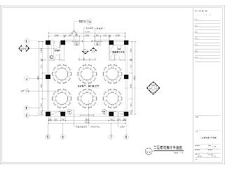 二层樱花餐厅CAD全套图纸下载