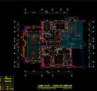 北京泰禾住宅样板间CAD施工图，住宅家装施工图纸下载
