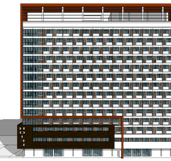 现代酒店草图大师模型下载、酒店su模型下载