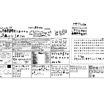 CAD超全园林常用素材下载