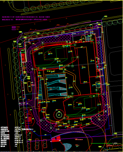 现代风格商业综合体建筑施工图，商业综合体CAD施工图纸下载