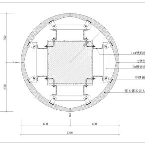 大理石包柱详图cad图纸下载