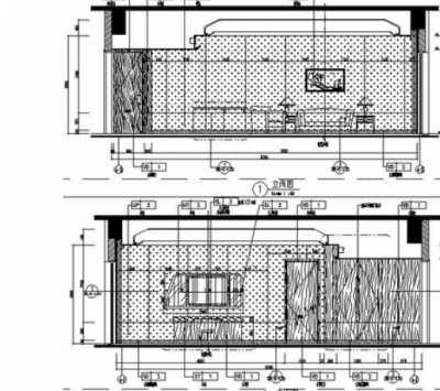 [北京]知名企业现代<a href=https://www.yitu.cn/sketchup/qiche/index.html target=_blank class=infotextkey><a href=https://www.yitu.cn/su/7056.html target=_blank class=infotextkey>汽车</a></a>培训服务中心室<a href=https://www.yitu.cn/su/7634.html target=_blank class=infotextkey>内装</a>修施工图（含方案）套间立面图