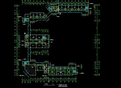 某中学教学楼综合楼施工图，教学楼建筑工程图纸下载