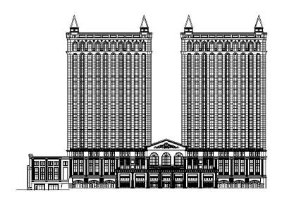 高层现代风格五星级<a href=https://www.yitu.cn/sketchup/jiudianjianzhu/index.html target=_blank class=infotextkey><a href=https://www.yitu.cn/su/7829.html target=_blank class=infotextkey>酒店</a>建筑</a>