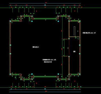 某四层教学楼建筑施工图CAD图纸