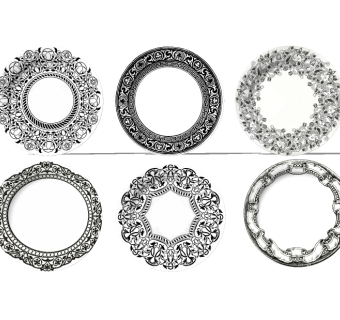 现代陶瓷碟子免费su模型，餐具草图大师模型下载