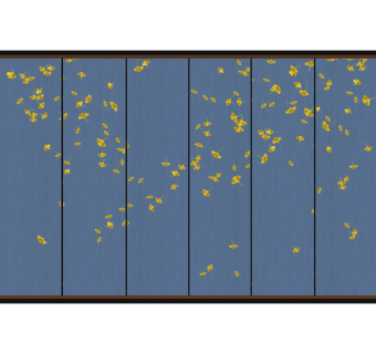 新中式背景墙su模型，背景墙草图大师模下载