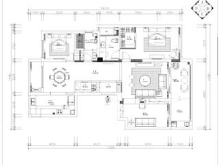 现代二室两厅140㎡河湾全套设计施工图3D、MAX模型文件分享
