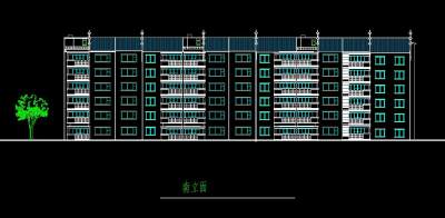 徽派风格小区CAD施工图，小区CAD建筑图纸下载