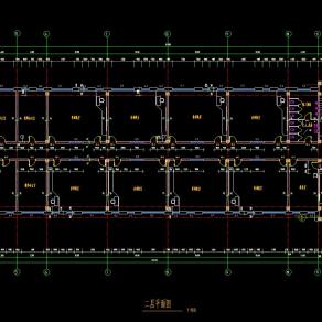 某小学施工图工程图，小学cad建筑工程图纸下载