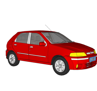 现代汽车免费su模型，现代汽车sketchup模型，汽车su素材下载