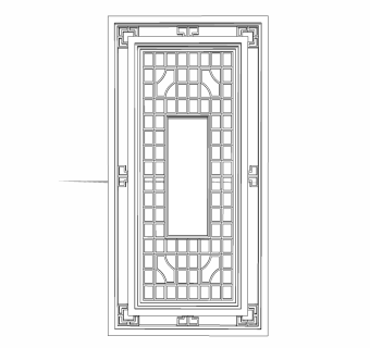  现代中式 屏风草图大师模型，屏风sketchup模型下载