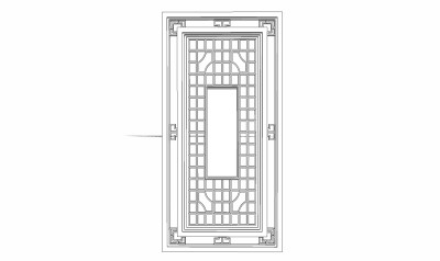  现代中式 屏风草图大师模型，屏风sketchup模型下载