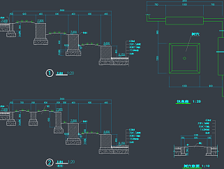 各类坡面CAD节点详图，坡面CAD建筑图纸下载