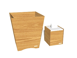现代木质储物盒草图大师模型，木质储物盒sketchup模型免费下载