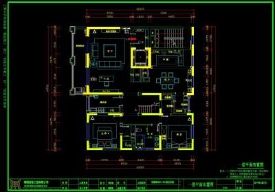 龙湫湾胡总府邸CAD全套施工图，CAD建筑图纸免费下载