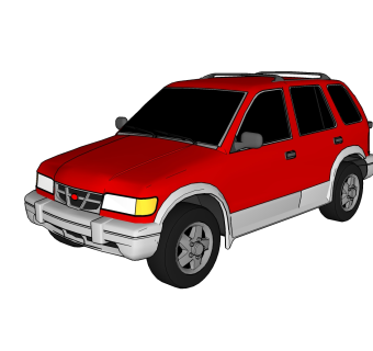 现代汽车免费su模型，现代汽车sketchup模型下载，汽车su素材下载