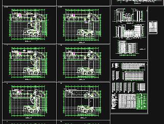 七层办公楼设计图纸，办公楼CAD建筑工程图纸下载