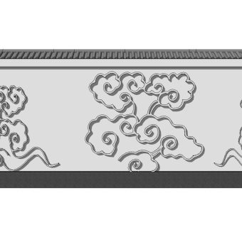 中式文化景观墙草图大师模型，文化景观墙sketchup模型免费下载