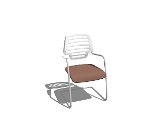 现代简约<em>办公椅组合</em>su模型，办公椅sketchup模型下载