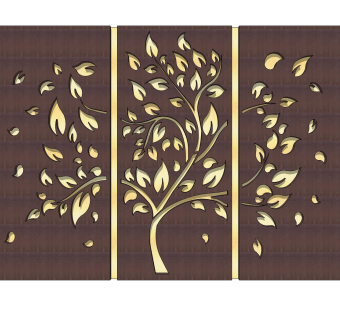 现代创意锈板草图大师模型，锈板sketchup模型下载