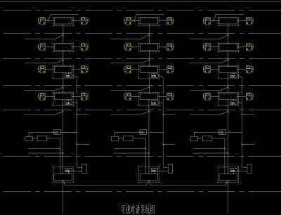 弱电智能化图库系统图块施工图CAD图纸